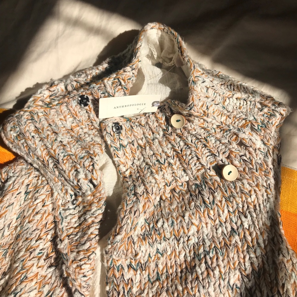 Anthropologie Knit Vest